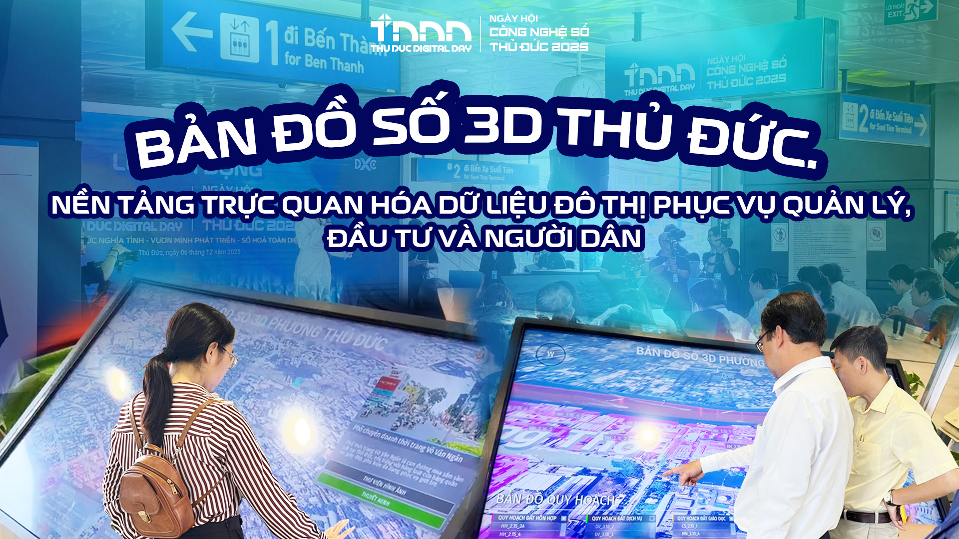 Bản đồ số 3D phường Thủ Đức - Nền tảng trực quan hóa đô thị