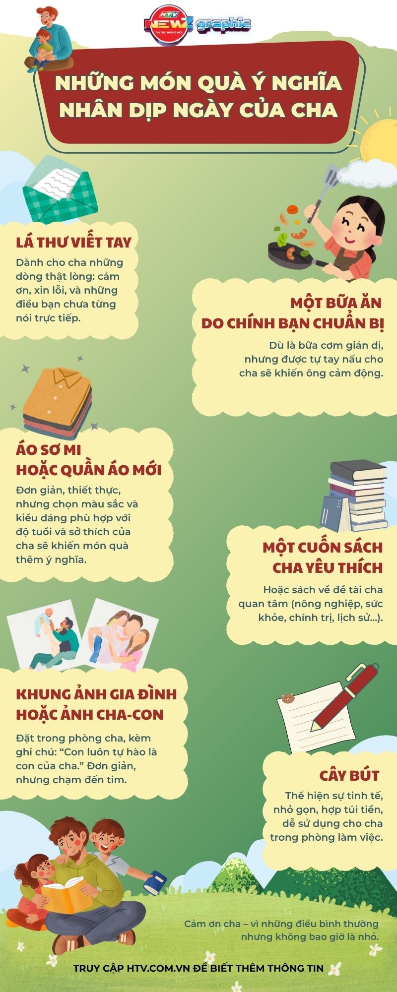Ngày của cha: "Để cha kể con nghe nhé"- Ảnh 1.