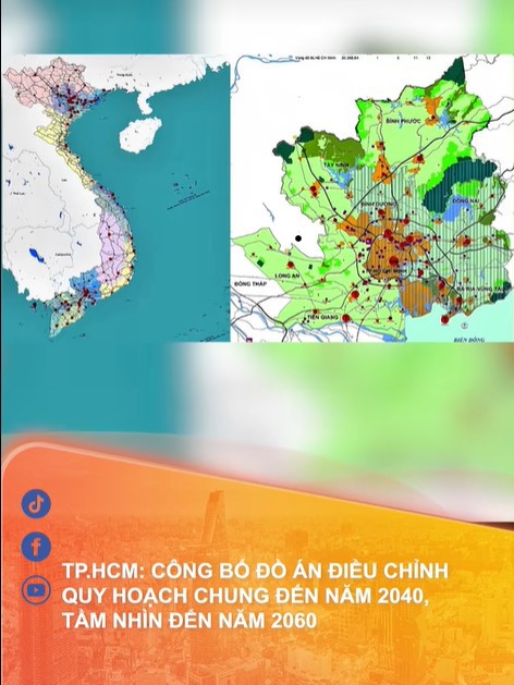 TP.HCM công bố đồ án điều chỉnh quy hoạch chung đến năm 2040, tầm nhìn đến năm 2060