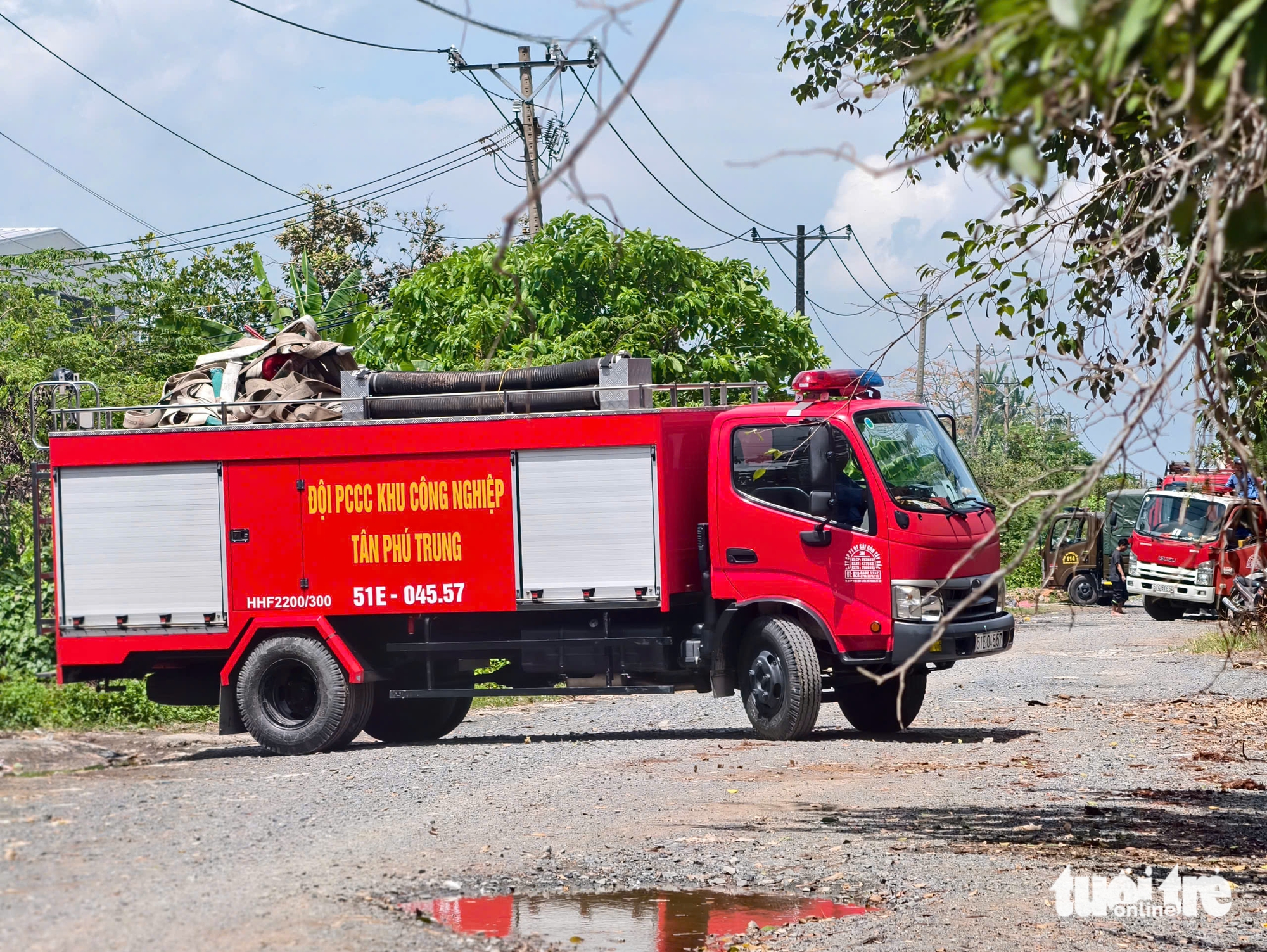 Cháy tại công ty gần Khu công nghiệp Tân Phú Trung, Củ Chi - Ảnh 7.