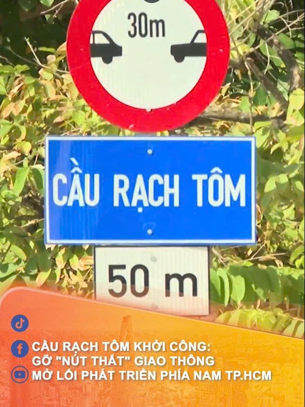Cầu Rạch Tôm chính thức được khởi công xây dựng thay thế cầu hiện hữu xuống cấp