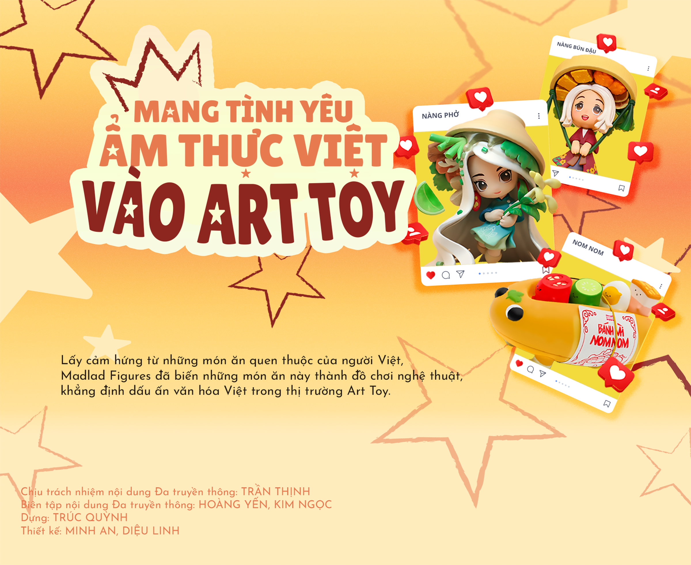 Mang tình yêu ẩm thực Việt vào Art Toy