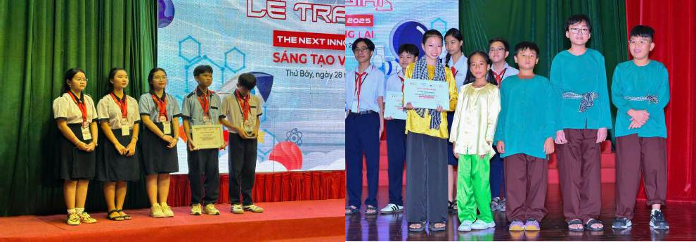 Cuộc thi "Sáng tạo vì tương lai 2025 - The Next Innovator 2025" chính thức khép lại với màn tranh tài bùng nổ của các nhà khoa học nhí. - Ảnh 10.