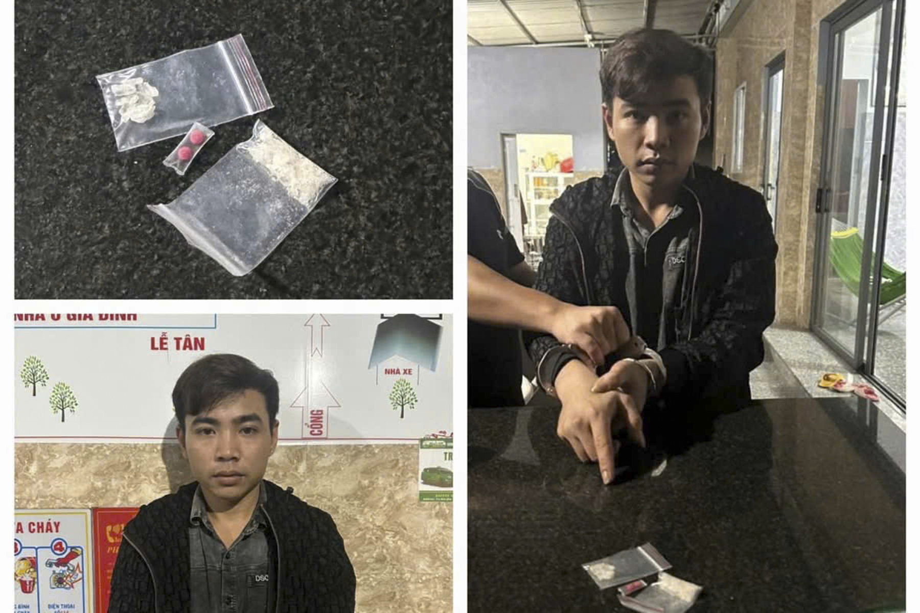 Bắt giữ hai người tàng trữ ma túy, súng K54- Ảnh 1.