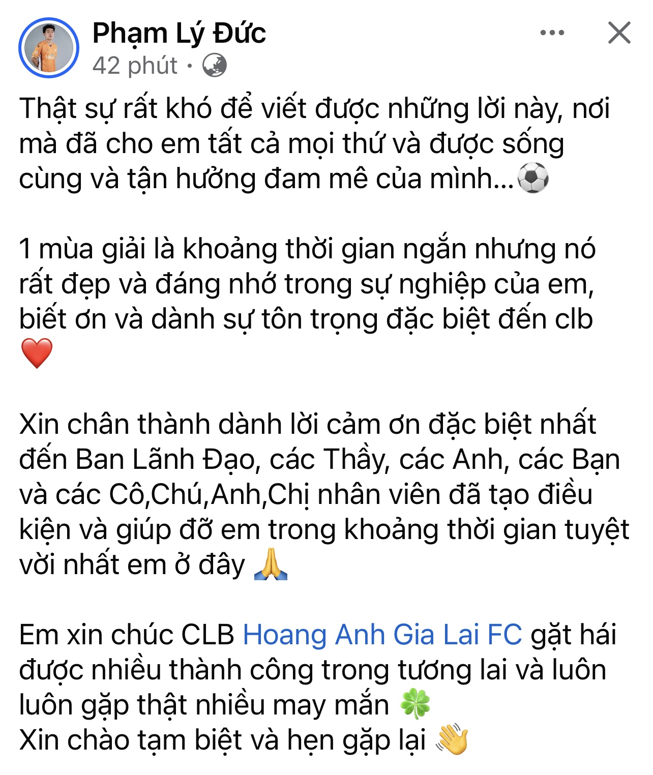 Trung vệ Lý Đức gia nhập CLB CAHN: Chương mới cho nhà vô địch U.23 Đông Nam Á- Ảnh 1. Trung vệ Lý Đức gia nhập CLB CAHN: Chương mới cho nhà vô địch U.23 Đông Nam Á- Ảnh 1.