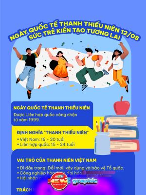 NewZgraphic: Ngày mai (12/8) là Ngày Quốc tế Thanh thiếu niên