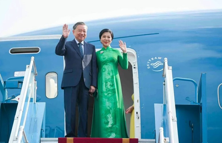 Tổng Bí thư Tô Lâm và Phu nhân lên đường thăm cấp Nhà nước Đại Hàn Dân Quốc- Ảnh 1.