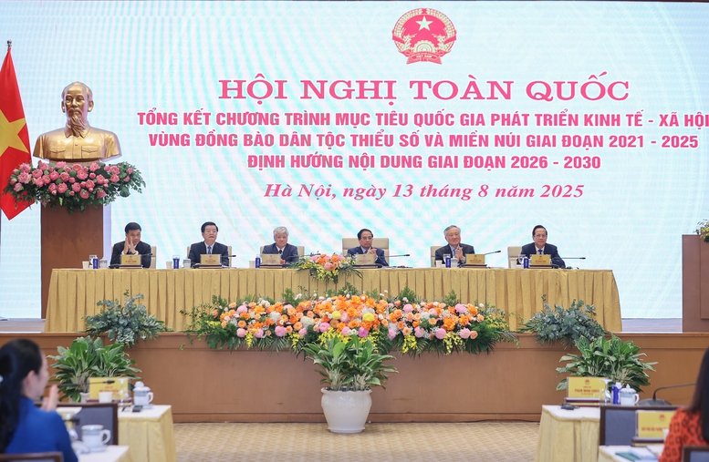 Hội nghị tổng kết Chương trình mục tiêu quốc gia phát triển kinh tế - xã hội vùng đồng bào dân tộc thiểu số và miền núi - Ảnh 1.