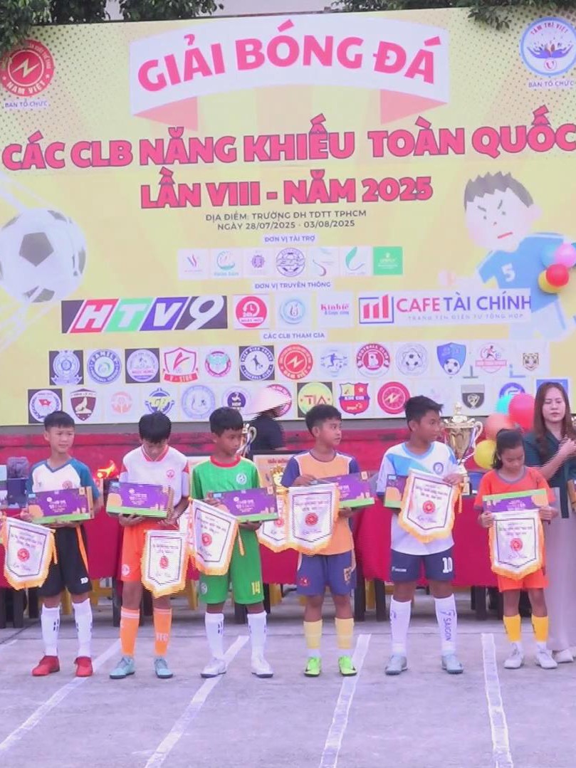 Giải bóng đá Thiếu niên Nhi đồng toàn quốc lần thứ 8/2025