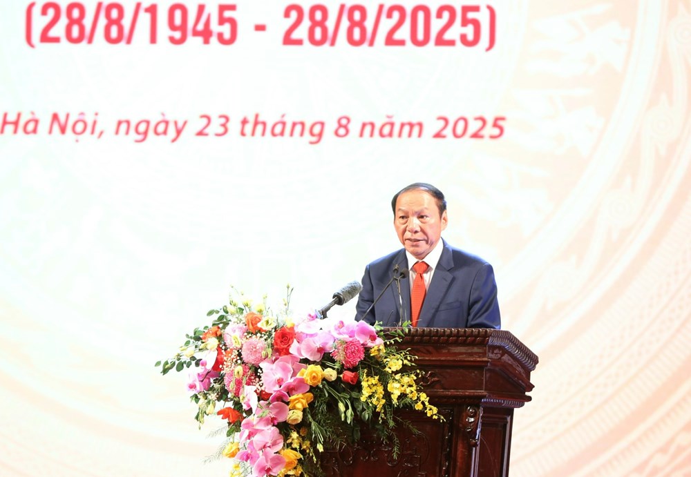 Tổng Bí thư Tô Lâm trao tặng Huân chương Lao động hạng Nhất cho Bộ VH-TT-DL- Ảnh 6. Tổng Bí thư Tô Lâm trao tặng Huân chương Lao động hạng Nhất cho Bộ VH-TT-DL- Ảnh 6.
