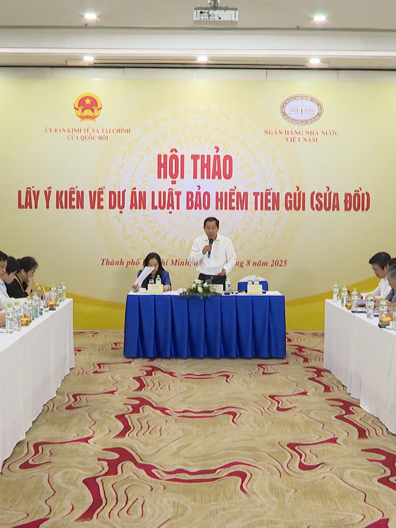 Hội thảo lấy ý kiến về Dự án Luật Bảo hiểm tiền gửi (sửa đổi)