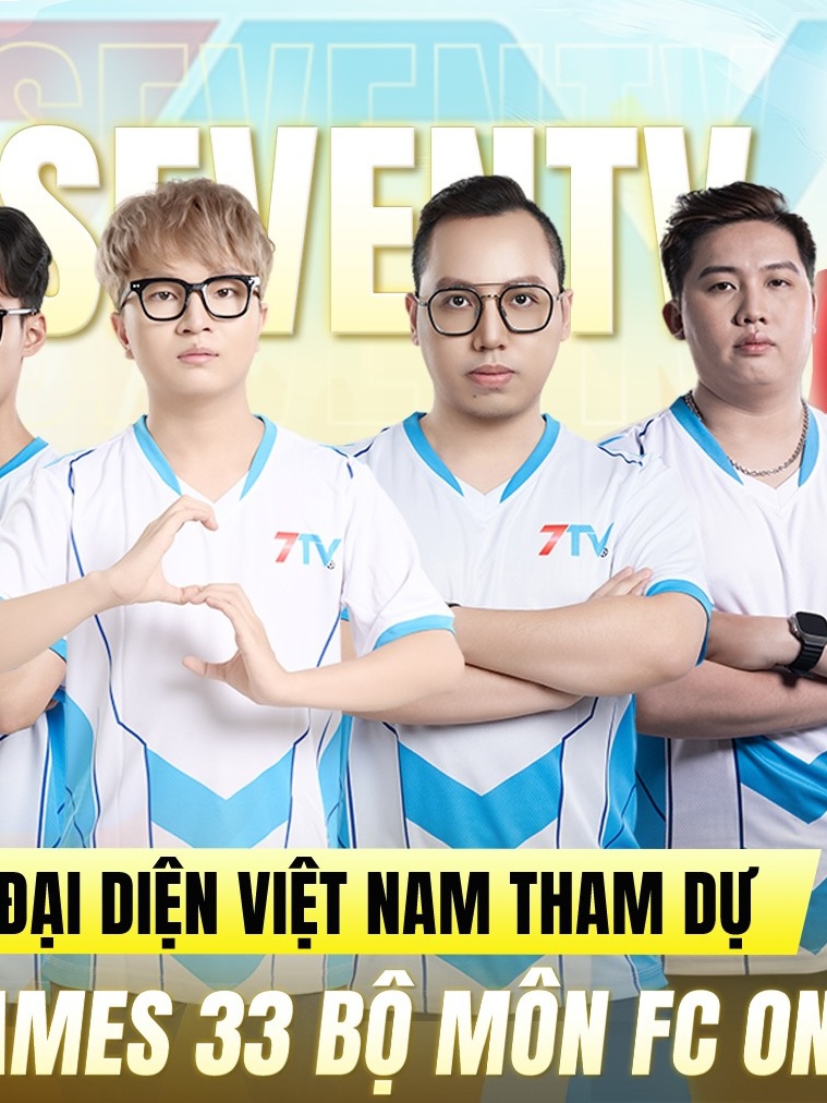 SevenTV đại diện FC Online Việt Nam thi đấu tại SEA Games 33