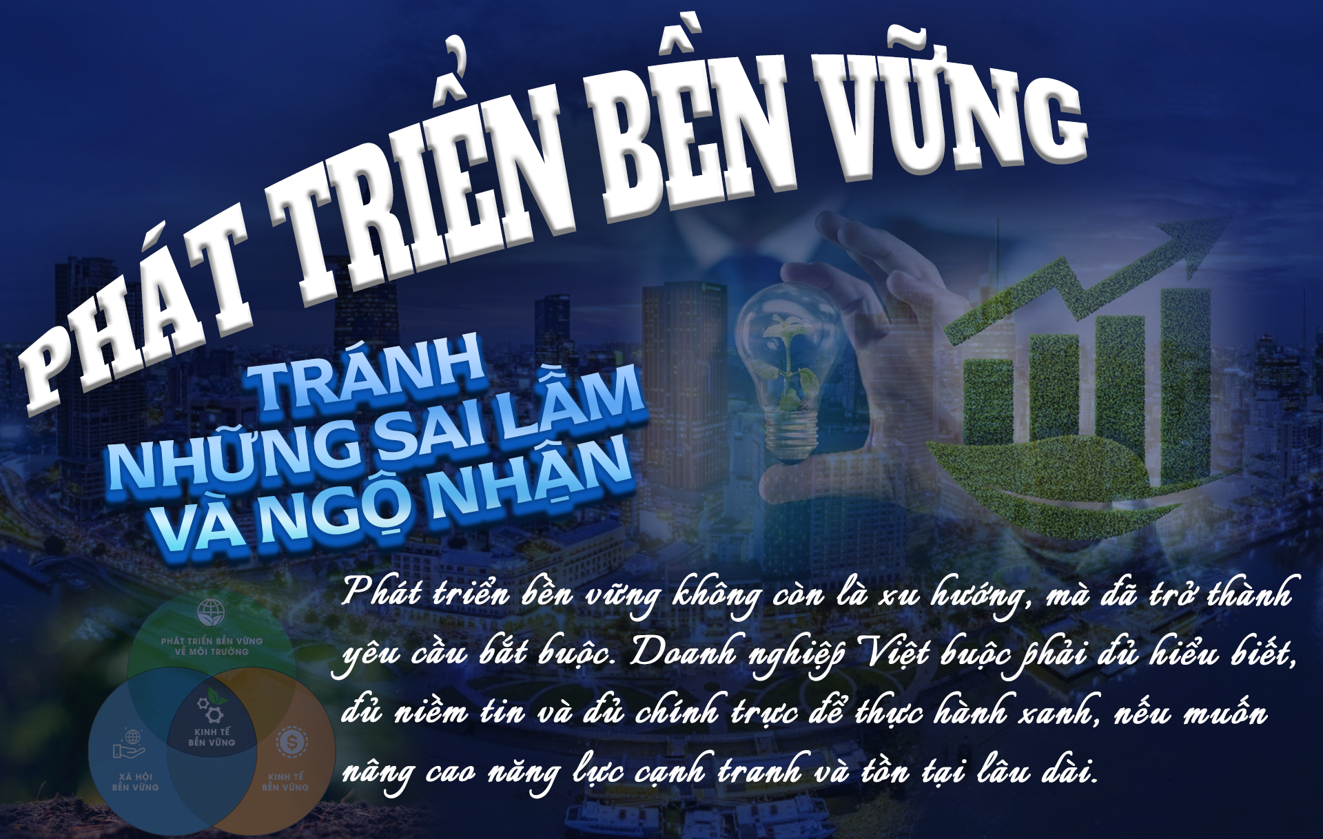 Phát triển bền vững: Tránh những sai lầm và ngộ nhận