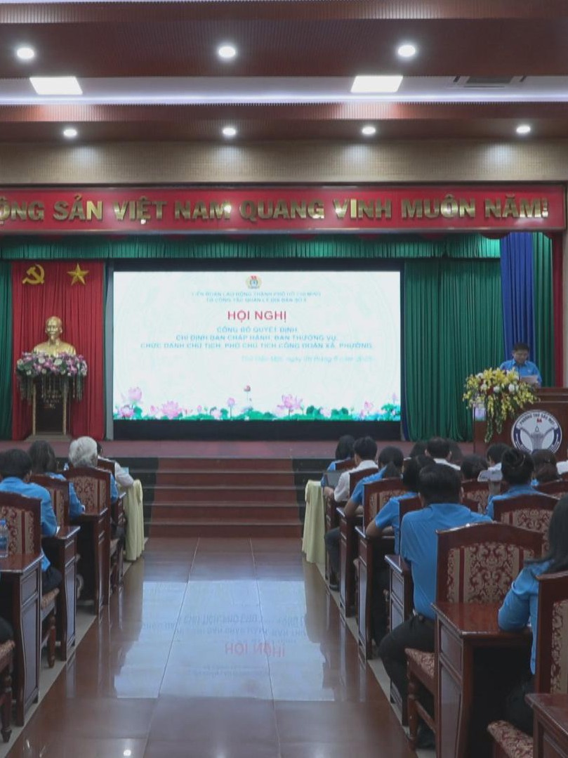 Liên đoàn Lao động TP.HCM kiện toàn tổ chức Công đoàn các xã, phường khu vực Bình Dương cũ