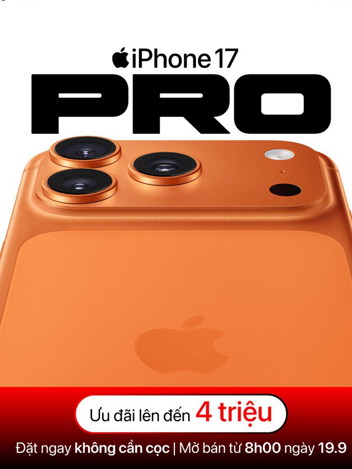 “Đồng nhịp thế giới” - Minh Tuấn Mobile chính thức mở đặt cọc iPhone 17 tại Việt Nam