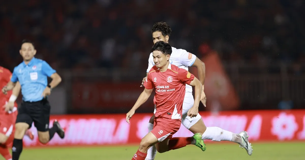 Đội Công an TP.HCM cầm hòa đương kim vô địch V-League