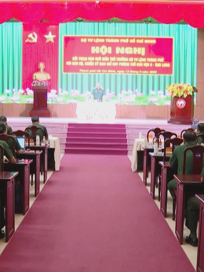 Bộ tư lệnh TP.HCM đối thoại dân chủ với cán bộ, chiến sĩ Ban Chỉ huy Phòng thủ Khu vực 5 - Tam Long