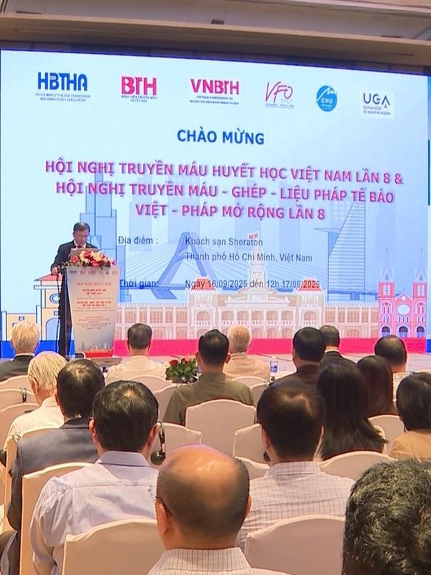 TP.HCM tổ chức Hội nghị Truyền máu - Huyết học Việt Nam lần thứ 8