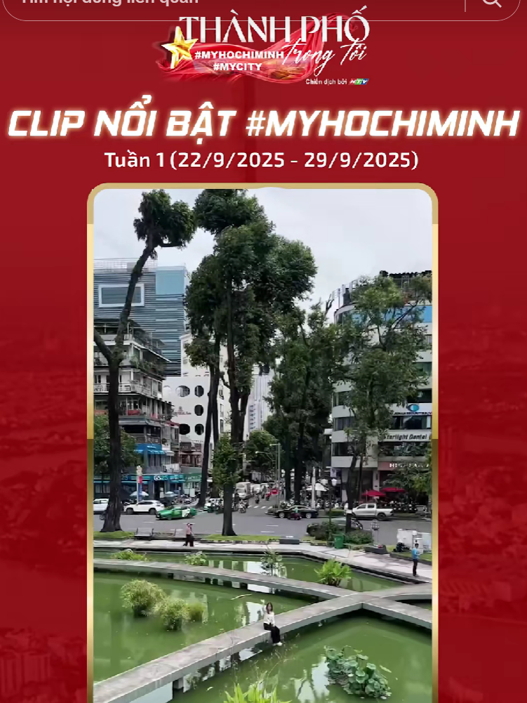 Chúc mừng Top 10 “Thành phố trong tôi – MyHoChiMinh” tuần này!