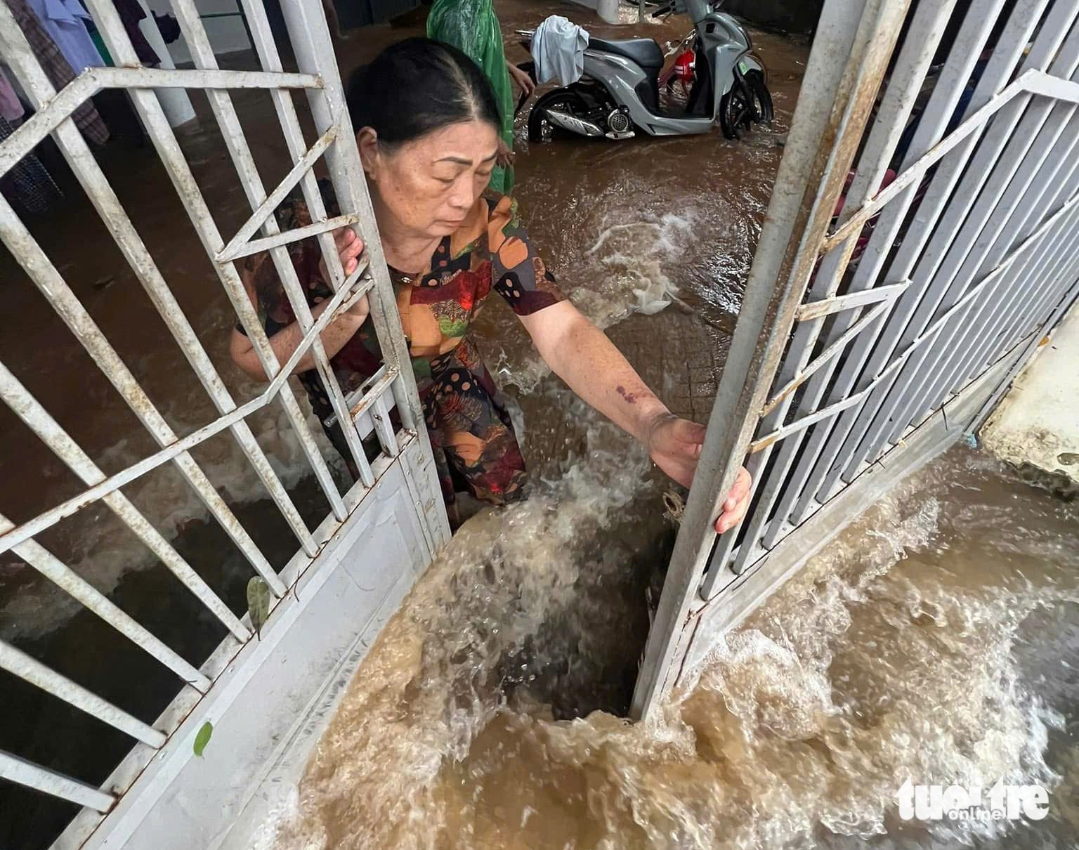 Mưa lớn kéo dài, nhiều nơi ở Đắk Lắk ngập sâu - Ảnh 1.