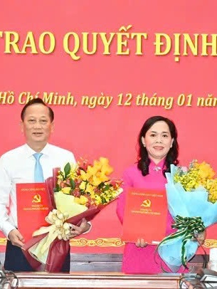 Ban Thường vụ Thành ủy TP. Hồ Chí Minh sắp xếp, điều động hai Thành ủy viên