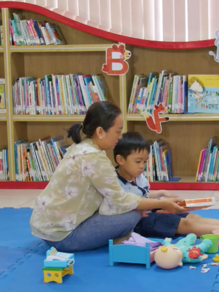 Chậm: Tập thích nghi môi trường cho bé