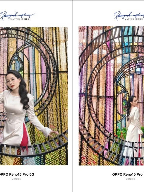 Săn ảnh Tết 2026 tại Công viên Ga Ba Son cùng OPPO Reno 15 Series