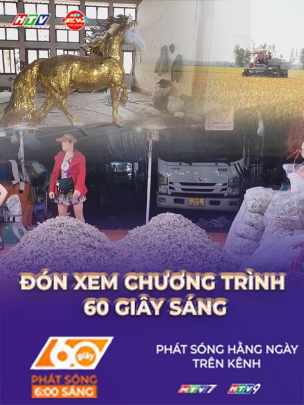 60 Giây ngày 13/1/2026 | Linh vật ngựa “vui vẻ” cao 4m, nặng 6 tấn vừa hoàn thành ở Bắc Ninh