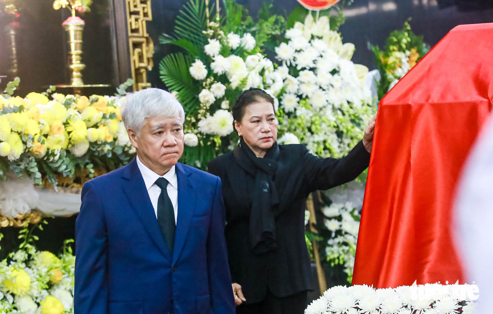 Lễ viếng Đại tướng Lê Văn Dũng, nguyên Chủ nhiệm Tổng cục Chính trị Quân đội nhân dân Việt Nam - Ảnh 7.