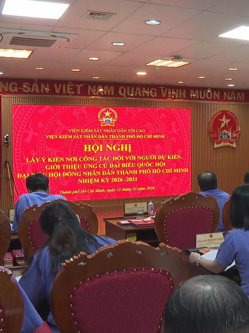 Viện Kiểm sát nhân dân TP. Hồ Chí Minh lấy ý kiến cử tri nơi công tác đối với người ứng cử đại biểu Quốc hội và HĐND Thành phố