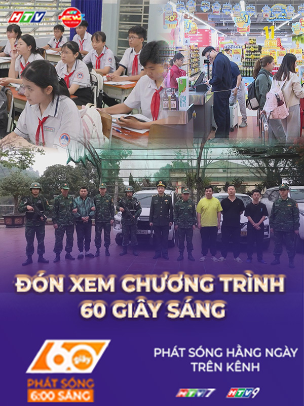 60 Giây ngày 22/1/2026 | TP. Hồ Chí Minh dự kiến tổ chức thi lớp 10 muộn hơn năm trước