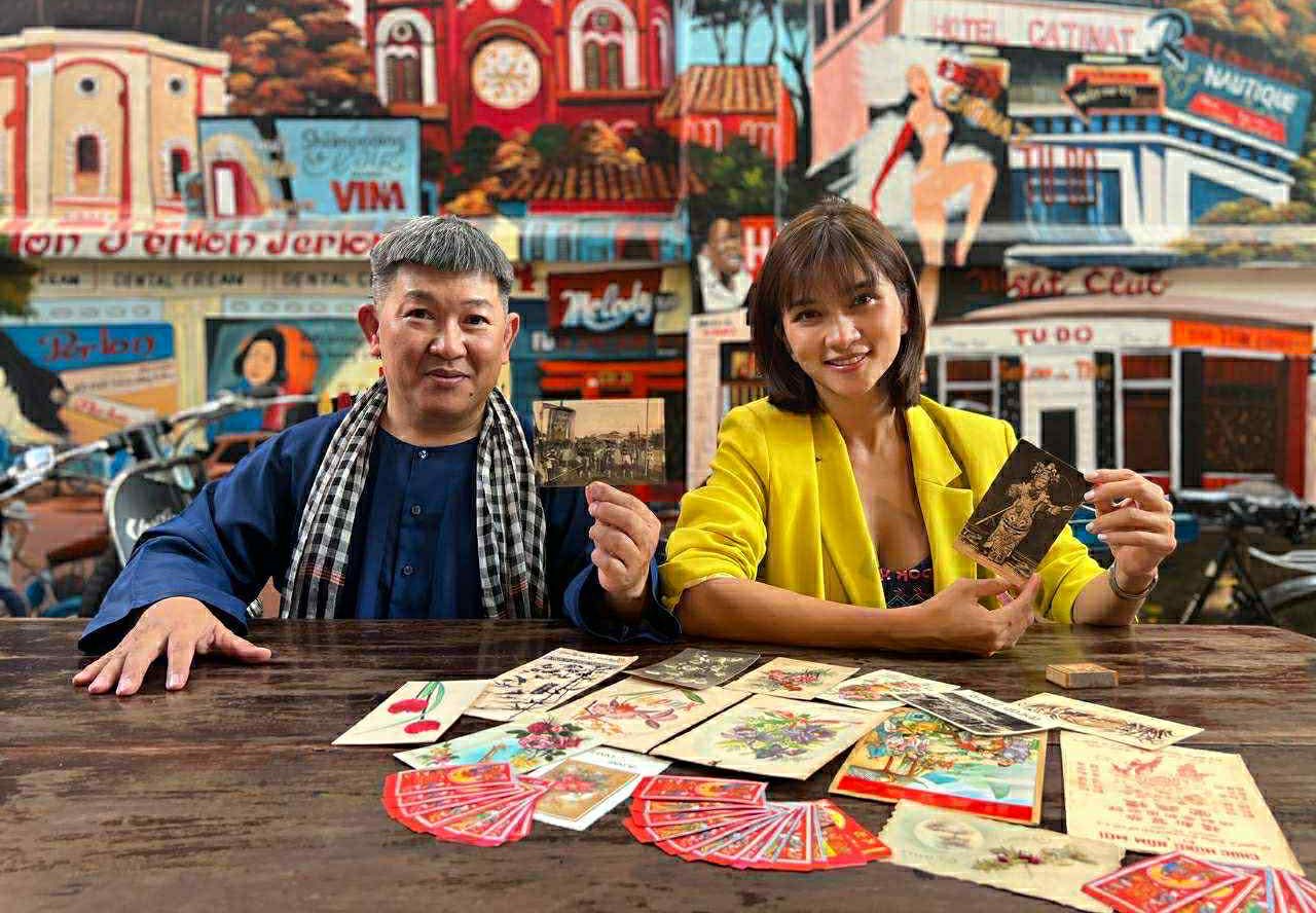 Tấm thiệp Tết tròn 100 năm và thiệp xuân Bính Ngọ xưa - Ảnh 1. Thiệp Tết - Ảnh 1.