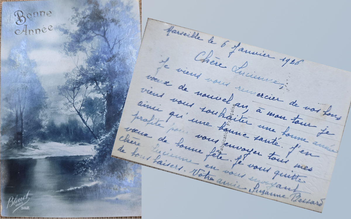 Tấm thiệp Tết tròn 100 năm và thiệp xuân Bính Ngọ xưa - Ảnh 3. Thiệp Tết - Ảnh 3.