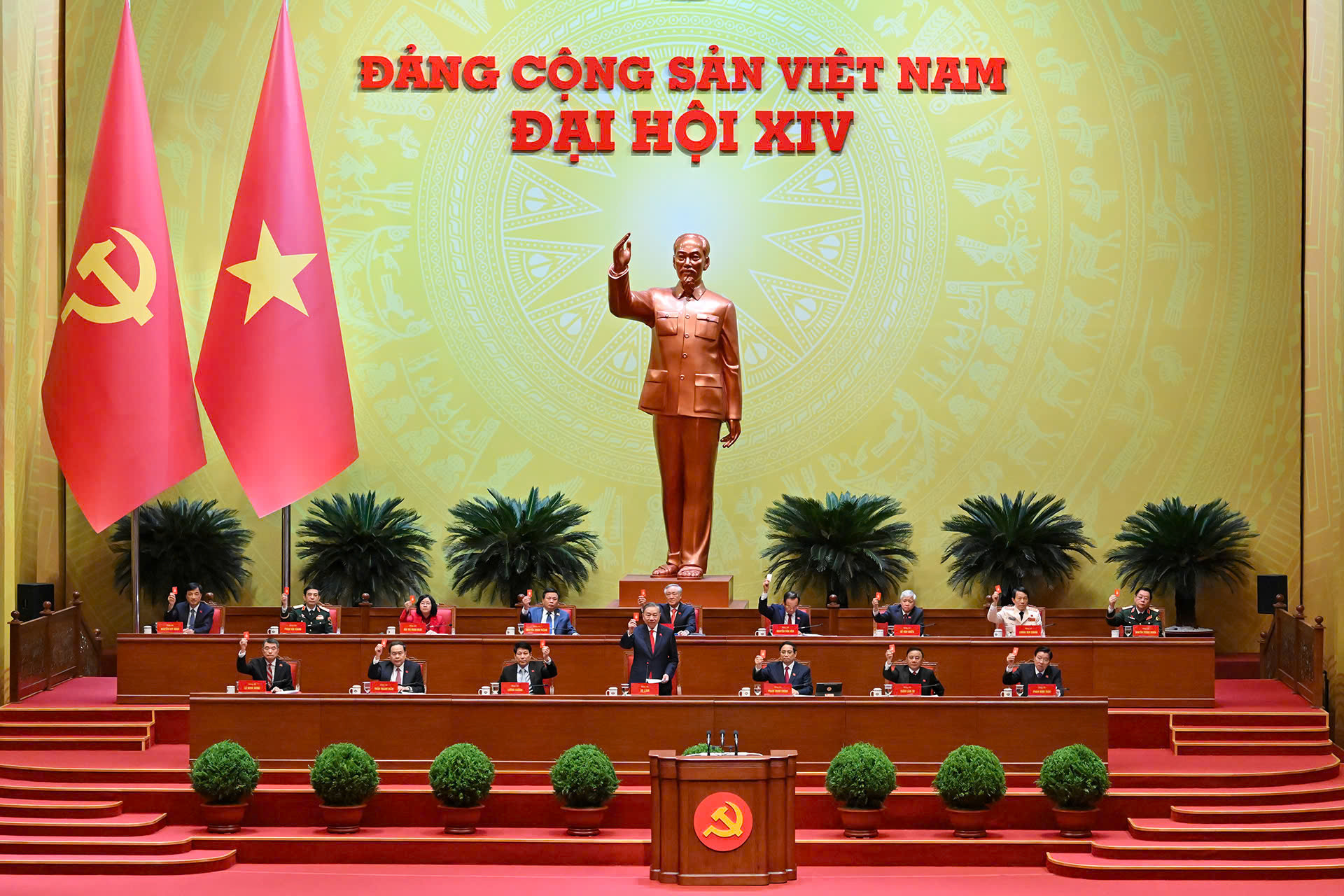 Hình ảnh đại biểu bỏ phiếu bầu Ban chấp hành Trung ương khóa XIV- Ảnh 19.