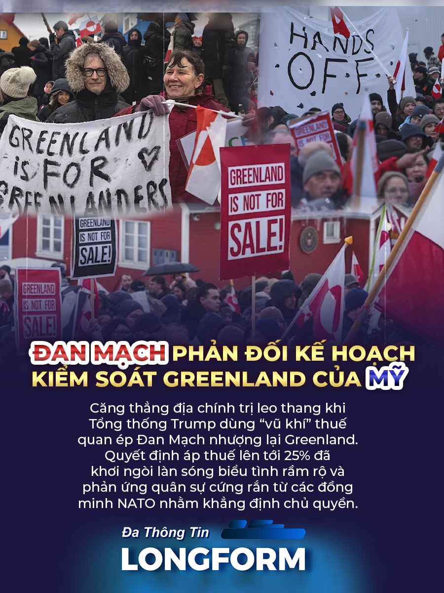 NRTG: Đan Mạch phản đối kế hoạch kiểm soát Greenland của Mỹ