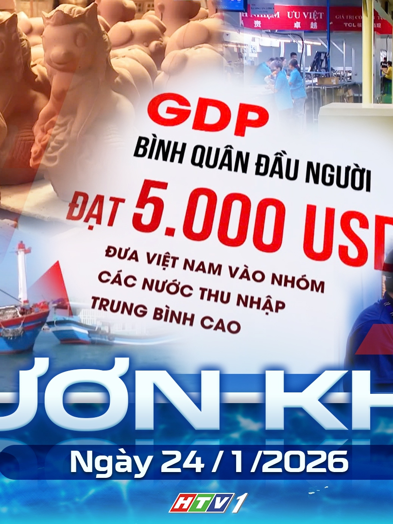 Vươn khơi - Ngày 24/1/2026 | Kinh tế Việt Nam bứt phá tiến vào kỷ nguyên mới