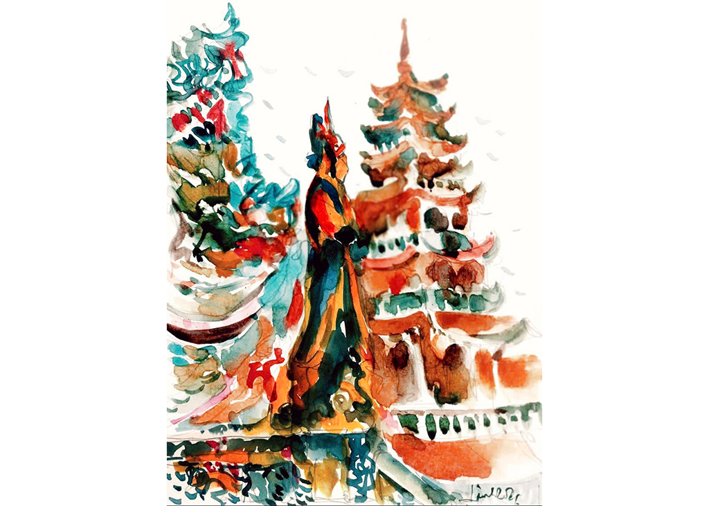 'Chùa ve chai' ở Lâm Đồng có gì mà khách nườm nượp check-in?- Ảnh 1.