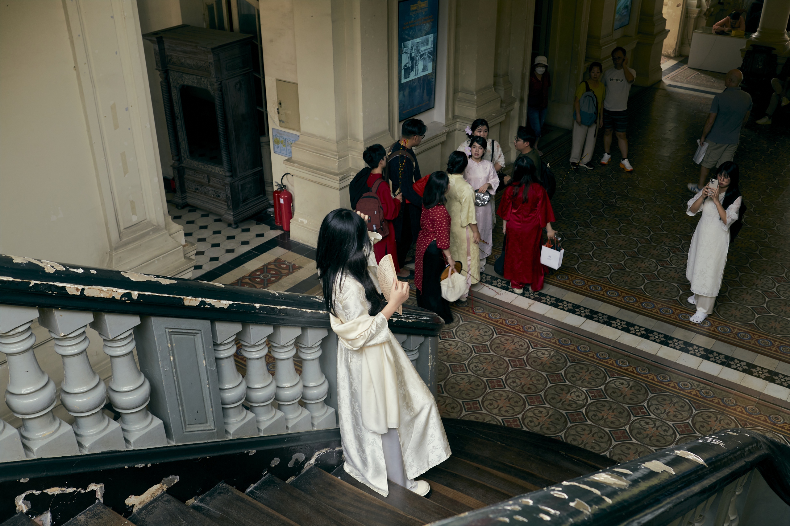 Sắc xuân về sớm trên những tà áo- Ảnh 8. Sắc xuân về sớm trên những tà áo- Ảnh 8.