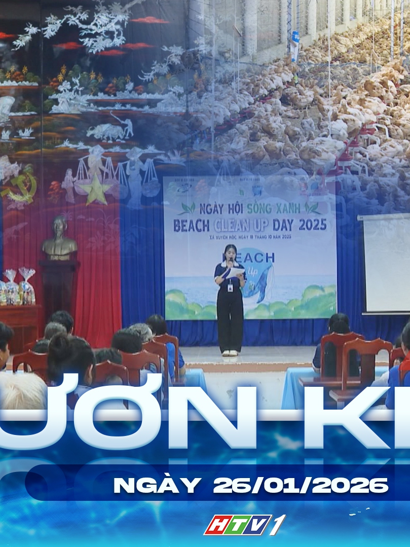 Vươn khơi - Ngày 26/1/2026 | Tuổi trẻ TP. Hồ Chí Minh đưa sống xanh, khởi nghiệp xanh vào xây dựng Nông thôn mới