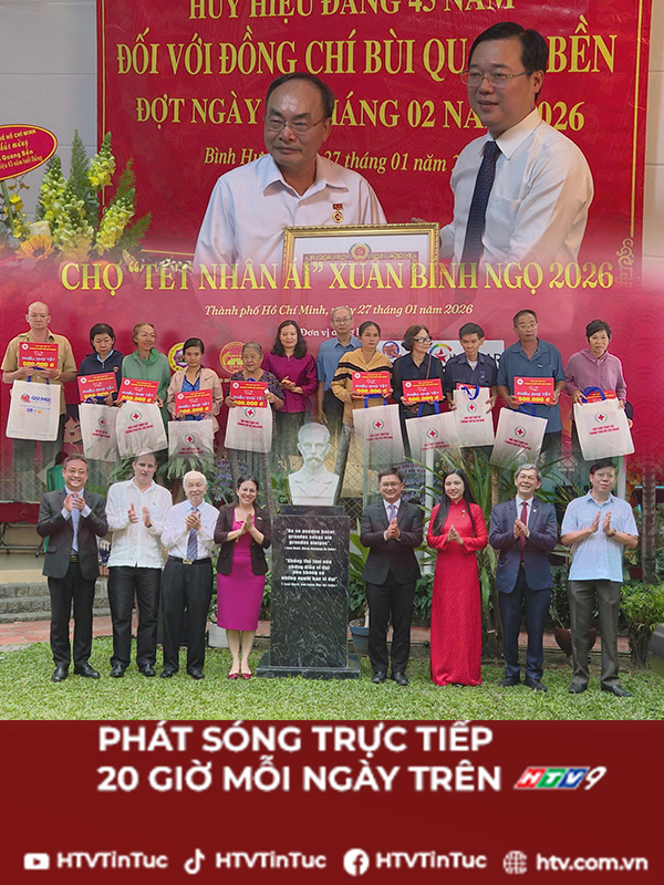 Thời sự HTV ngày 27/1/2026 | Hơn 1.000 người dân được mua sắm Tết miễn phí tại chợ "Tết Nhân ái"