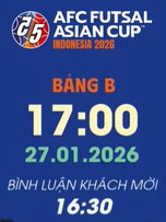Link trực tiếp bóng đá Việt Nam vs Kuwait: VCK futsal châu Á 2026