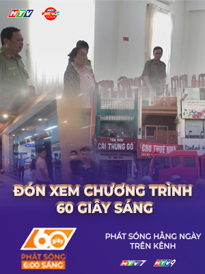 60 Giây ngày 28/1/2026 | TP. Hồ Chí Minh: Cháy cửa hàng trên đường Hai Bà Trưng, giao thông ùn tắc