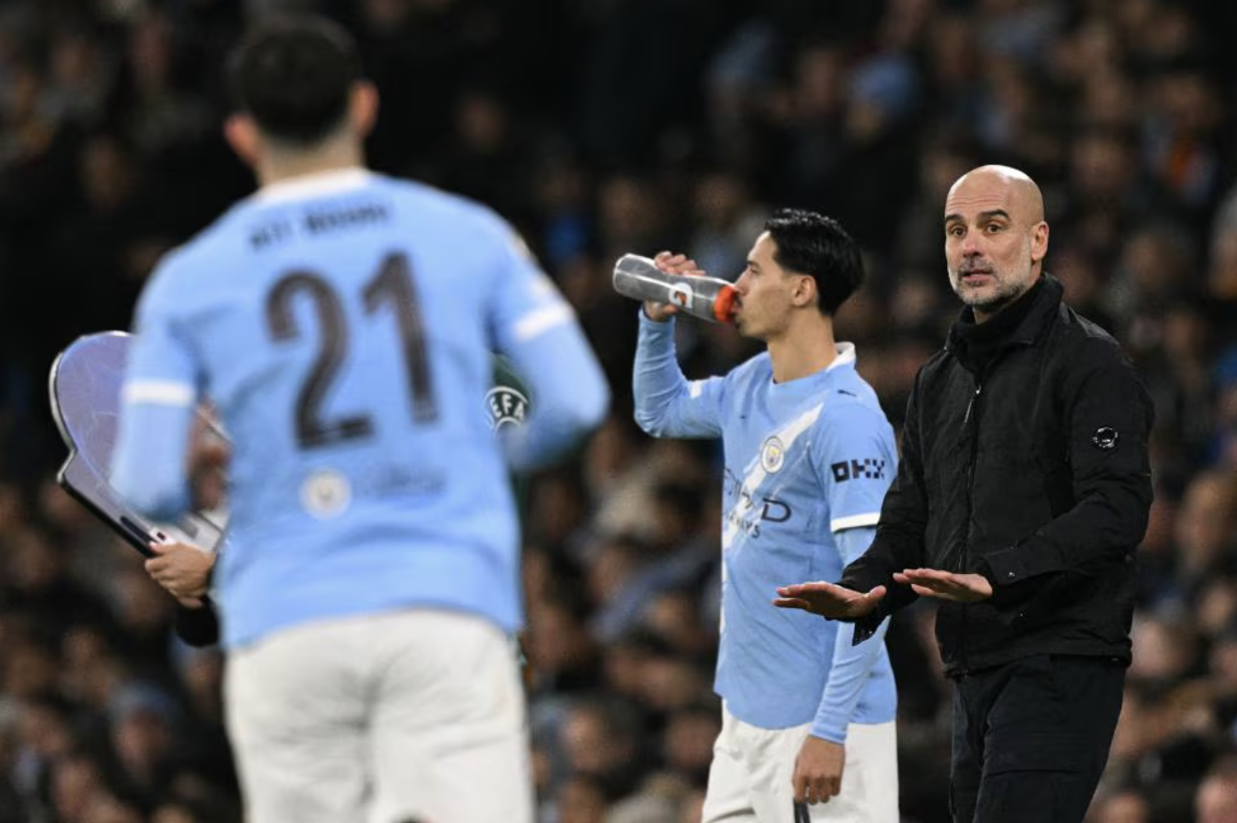 Man City, Barcelona hiên ngang vào top 8 Champions League - Ảnh 3.