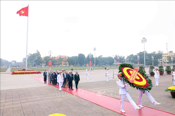 Chủ tịch nước Lương Cường chủ trì lễ đón chính thức Chủ tịch Hội đồng châu Âu- Ảnh 4.