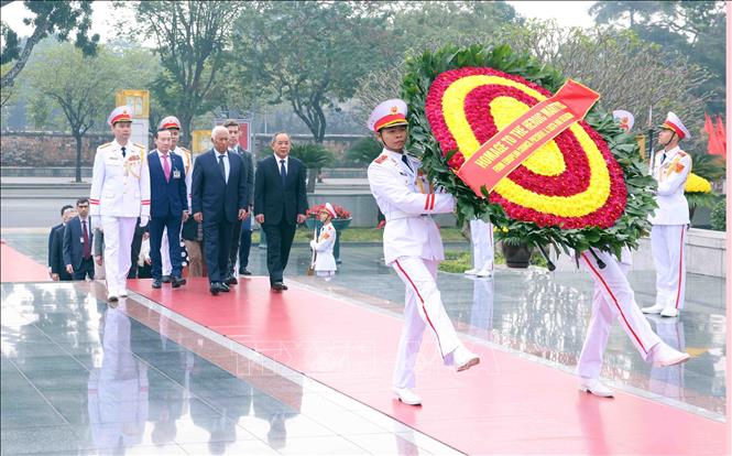 Chủ tịch nước Lương Cường chủ trì lễ đón chính thức Chủ tịch Hội đồng châu Âu- Ảnh 6.