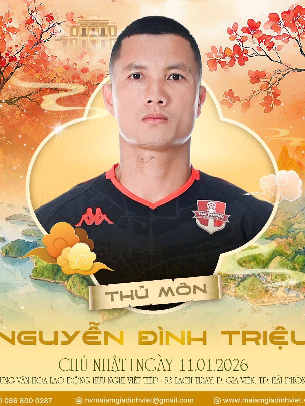 Nguyễn Đình Triệu, Hà Đức Chinh sẽ góp mặt trong "Mái ấm gia đình Việt" tại Hải Phòng