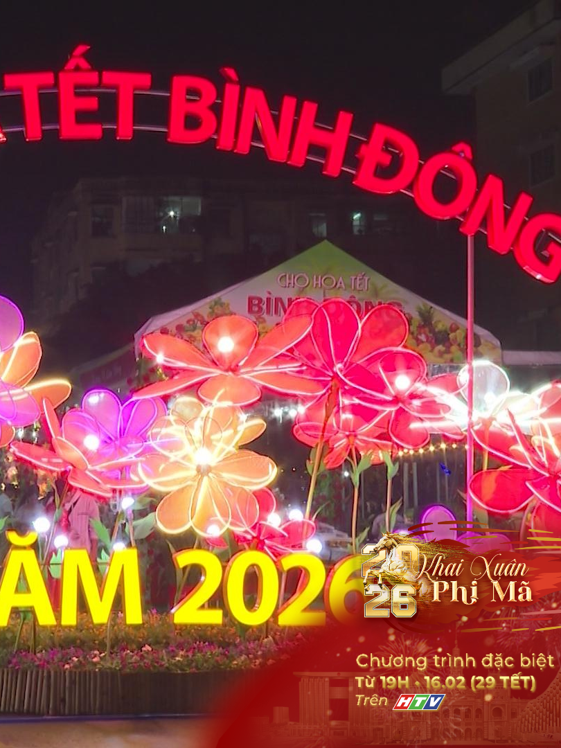 Khai mạc chợ hoa Tết Bình Đông - Xuân Bính Ngọ năm 2026