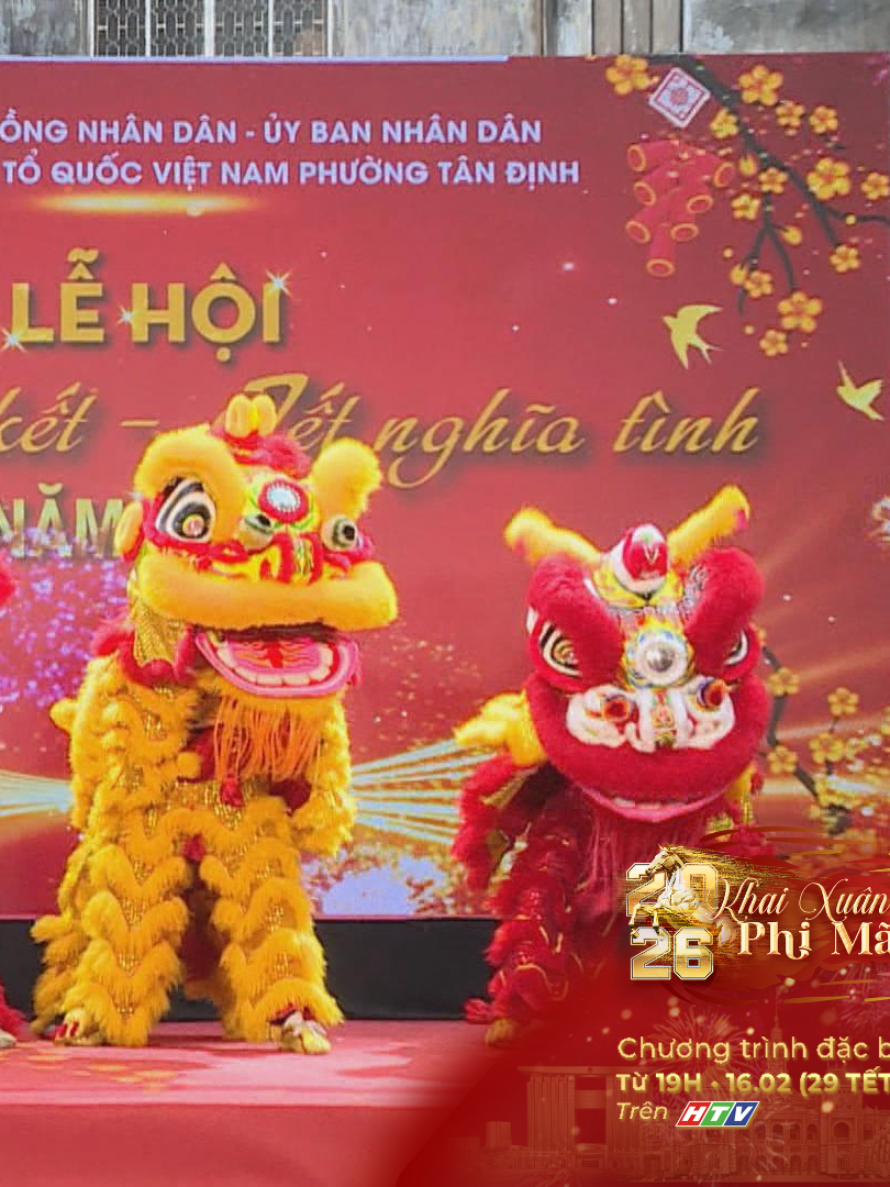 Rộn ràng lễ hội "Xuân gắn kết - Tết nghĩa tình" phường Tân Định