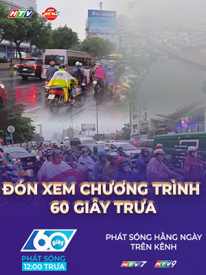 60 Giây ngày 12/2/2026 | Mưa trái mùa kèm mùa khô xuất hiện cận Tết tại TP. Hồ Chí Minh
