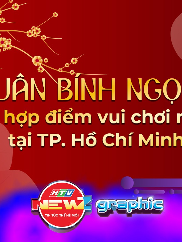 NewZgraphic: Du xuân Tết Bính Ngọ 2026 - Tổng hợp điểm vui chơi nổi bật tại TP. Hồ Chí Minh